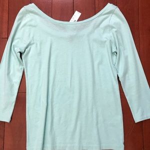 NWOT J.Crew Ballet Back Tee